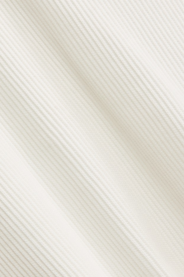 Home - Samarreta de mànigues curtes - relaxed fit - de canalé - blanc