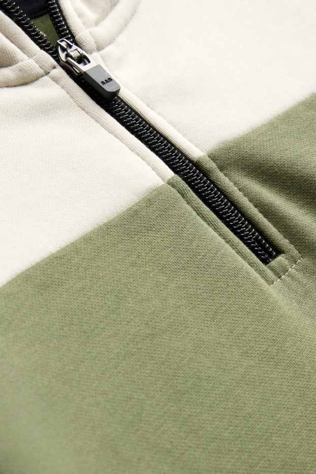 Bambini - Felpa con cappuccio - verde