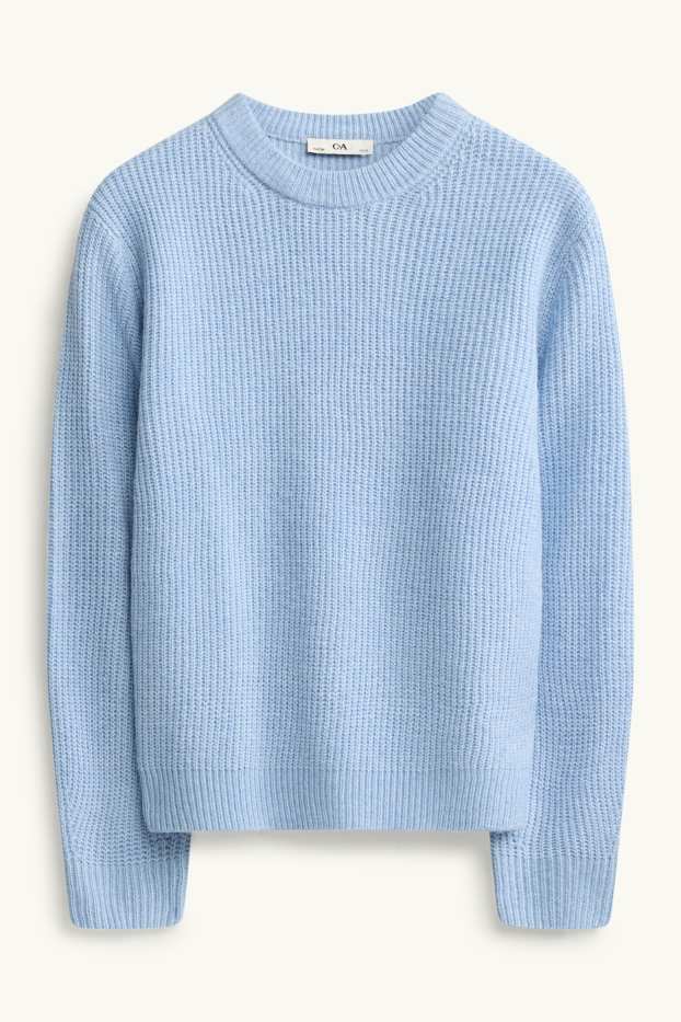 Kinder Mädchen - Pullover - hellblau