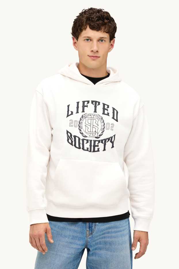 Herren - Hoodie - weiß