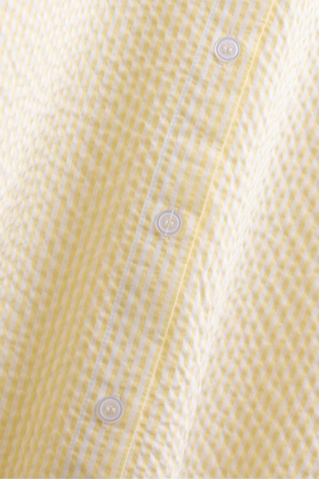Donna - Camicetta - a righe - bianco / giallo