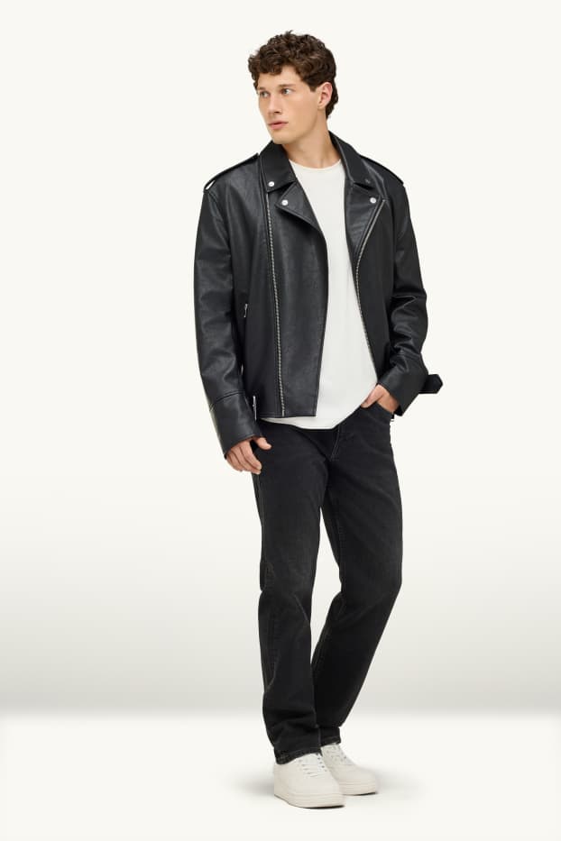 Hommes - Straight jean - jean gris foncé