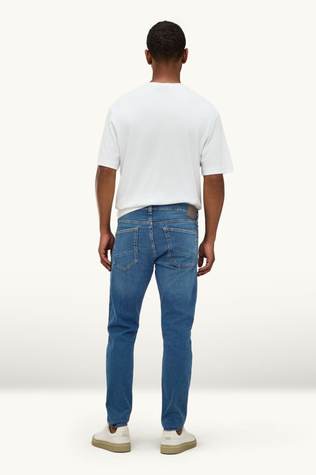 Heren - Slim tapered jeans - Flex jog denim - LYCRA® - jeansblauw
