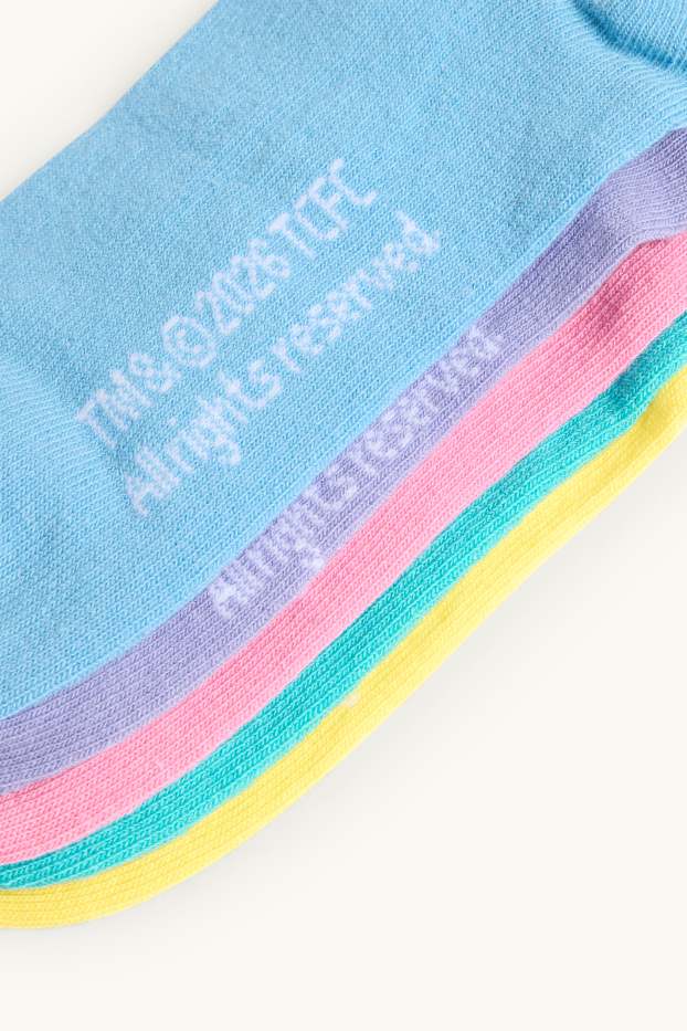 Enfants filles - Chaussettes de sport - bleu  / rose