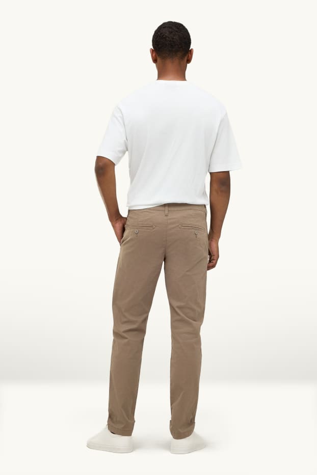 Hommes - Chino - slim fit - taupe