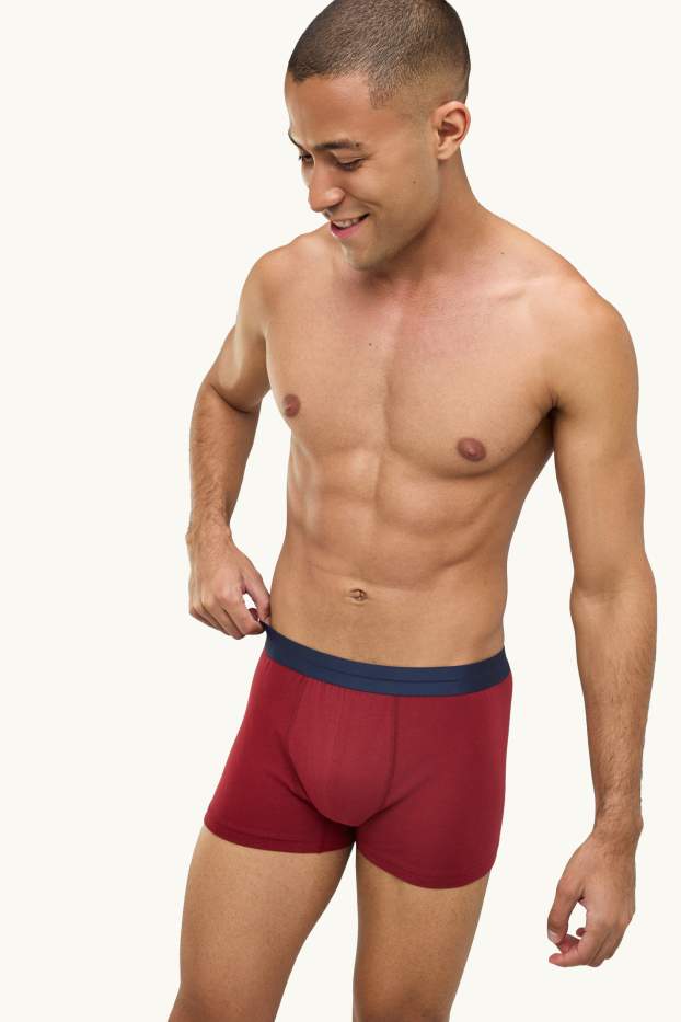 Uomo - Confezione da 5 - boxer aderenti - grigio / blu scuro