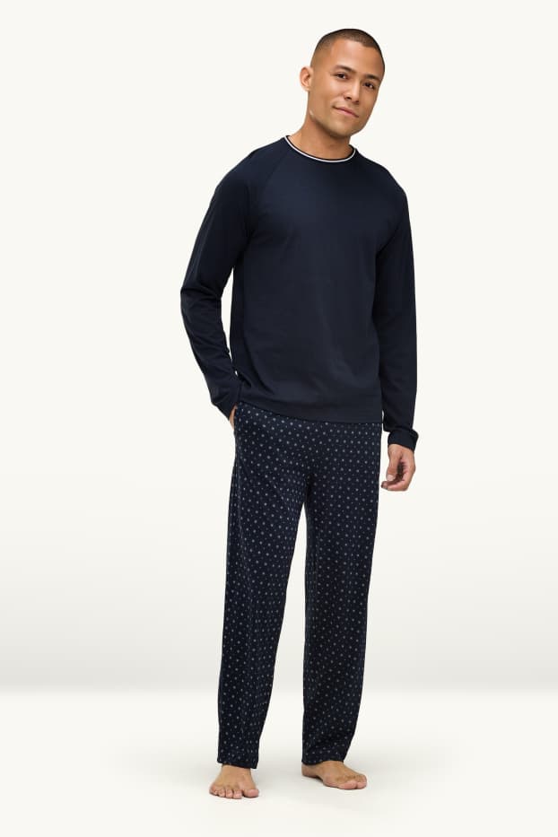 Men - Pyjamas - blue / dark blue