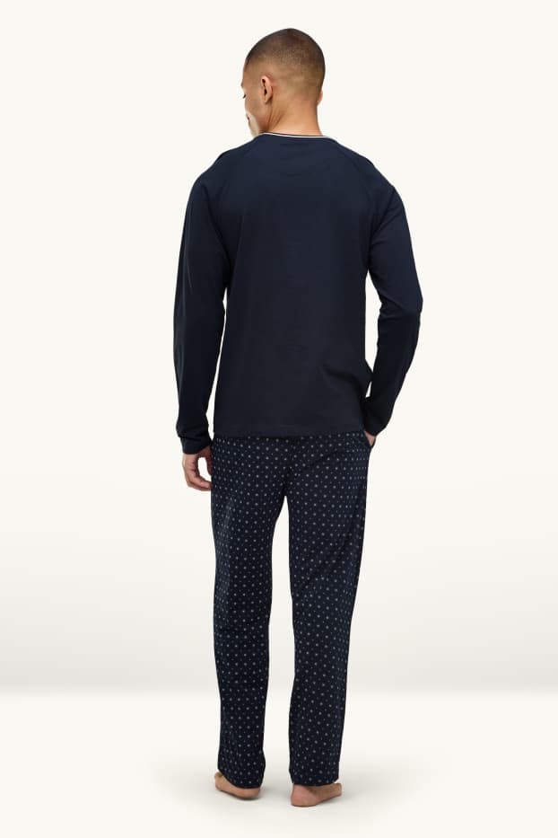 Men - Pyjamas - blue / dark blue