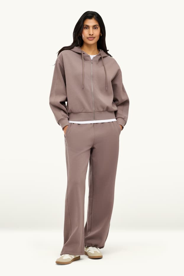 Women - Joggers - taupe