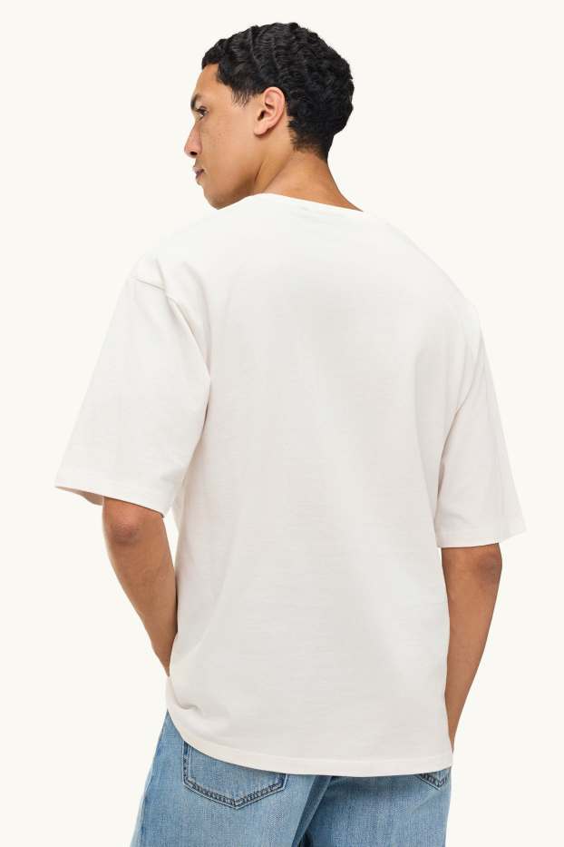 Herren - T-Shirt - Oversized - weiss