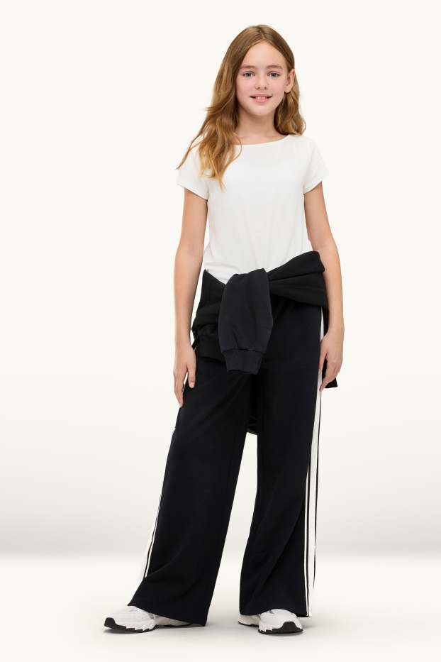 Children Girls - Joggers - black