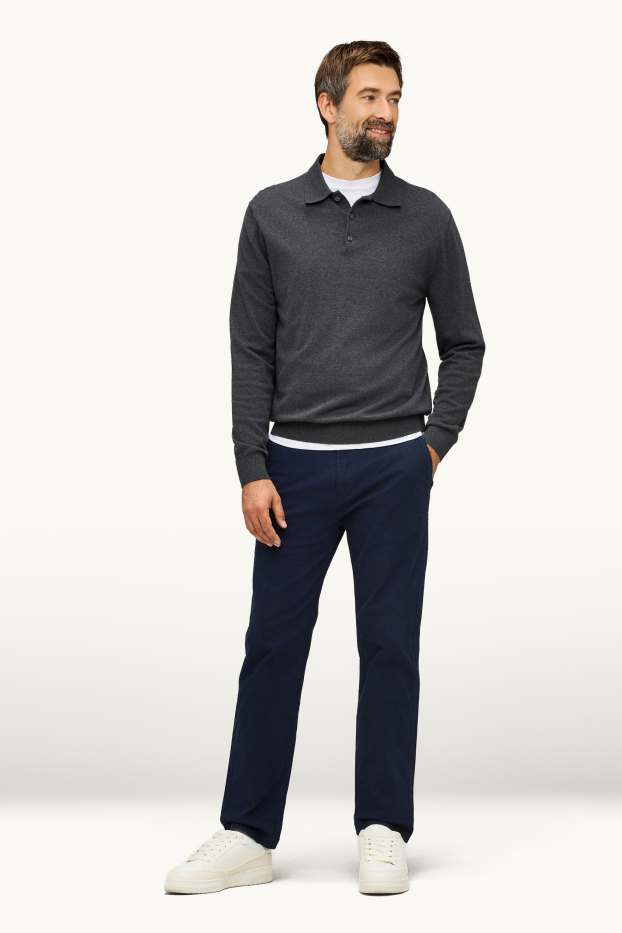 Herren - Chino - Regular Fit - dunkelblau