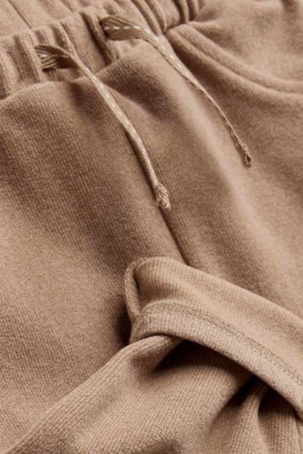 Unisex - Newborn-thermobroek - taupe