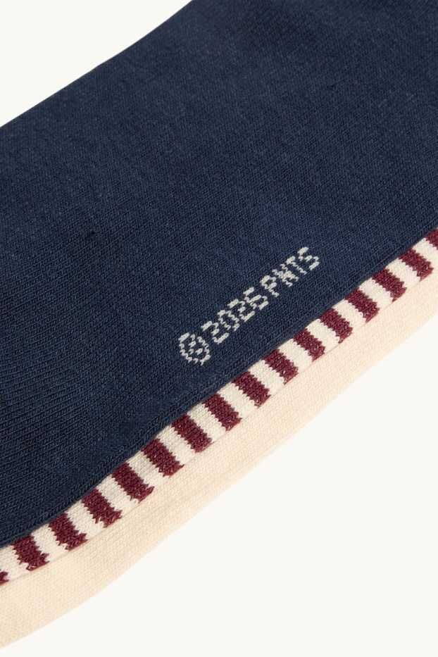 Damen - Multipack 3er - Socken mit Motiv - Peanuts - dunkelblau / cremeweiß