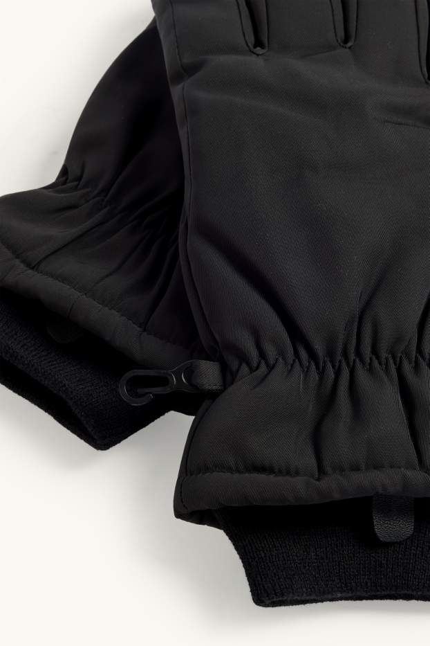 Men - Touchscreen gloves - black