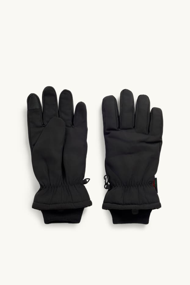 Men - Touchscreen gloves - black