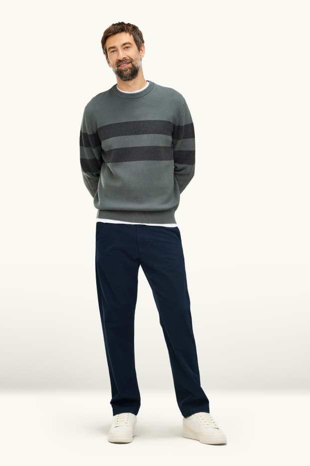 Hombre - Chinos - regular fit - azul oscuro