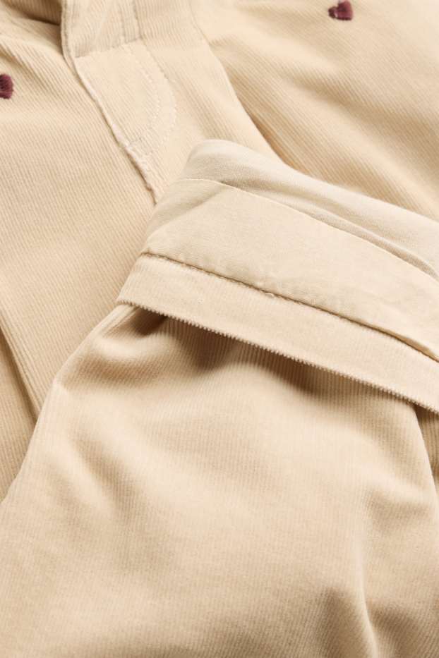 Copii - Fete - Inimă - pantaloni termoizolanți - LYCRA® - bej