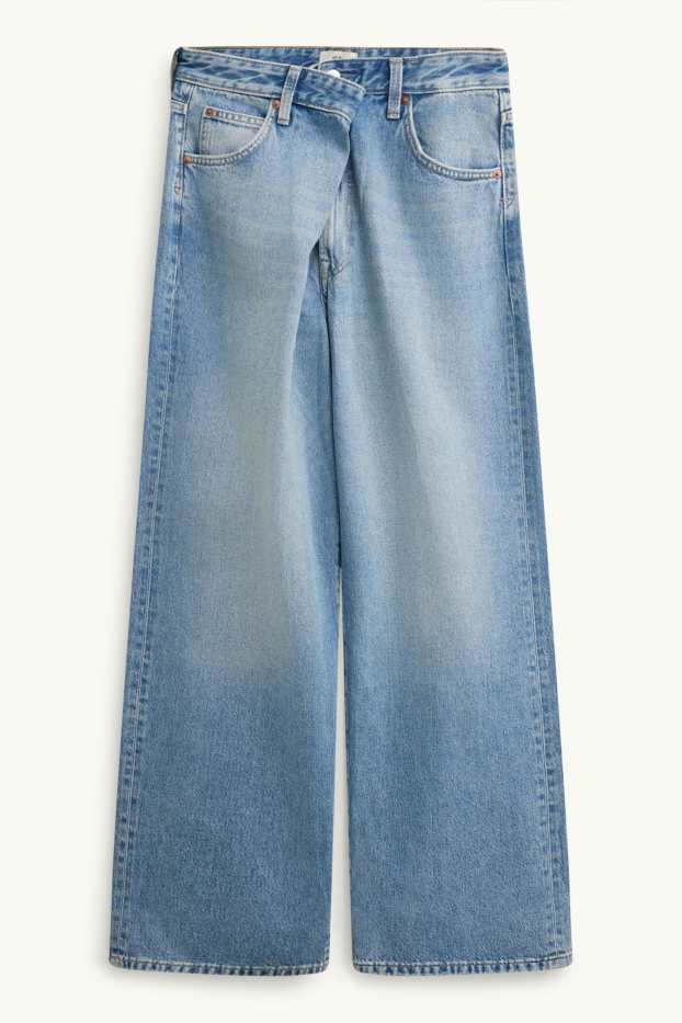 Femmes - Straight jean - mid waist - jean bleu clair