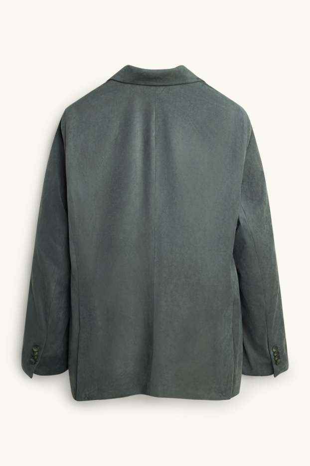 Hommes - Veste de costume - regular fit - Flex - synthétique - vert foncé