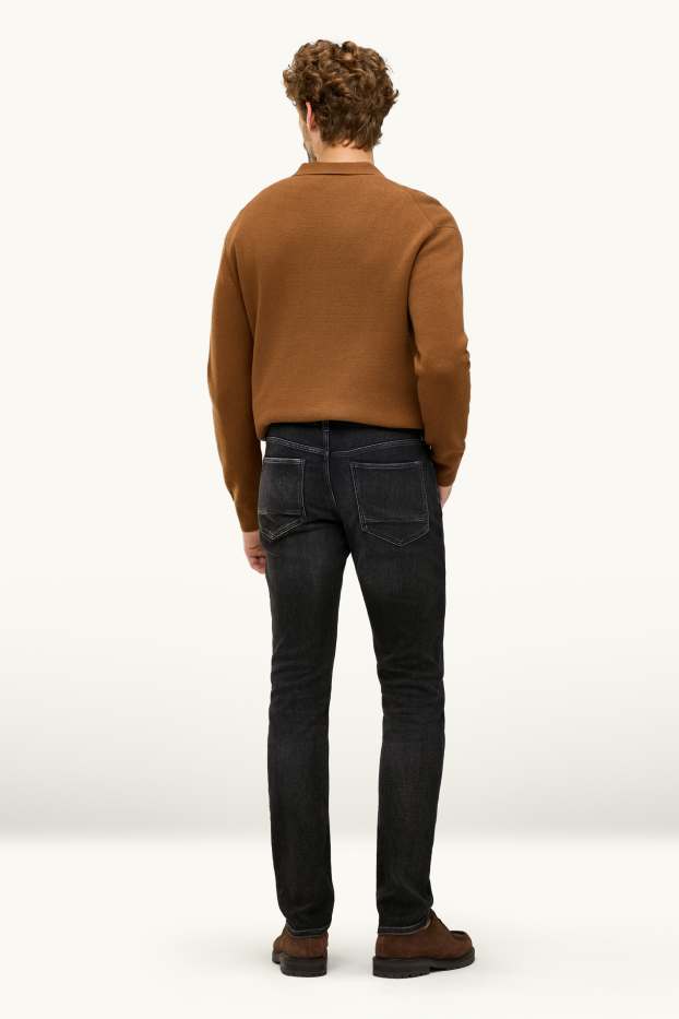 Hommes - Slim jean - Flex jog denim - jean gris foncé