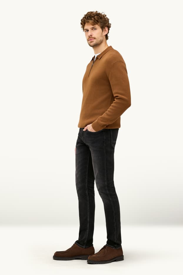 Hommes - Slim jean - Flex jog denim - jean gris foncé