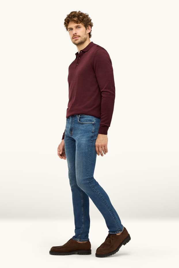 Hommes - Slim jean - LYCRA® - jean bleu