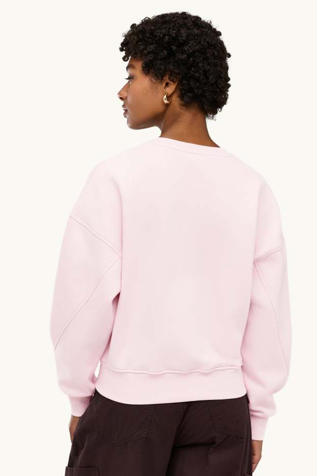 Femmes - Sweat - rose tendre