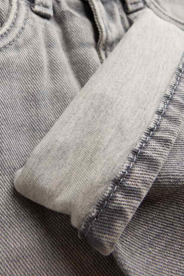 Children Boys - Relaxed jeans - thermal jeans - denim-gray