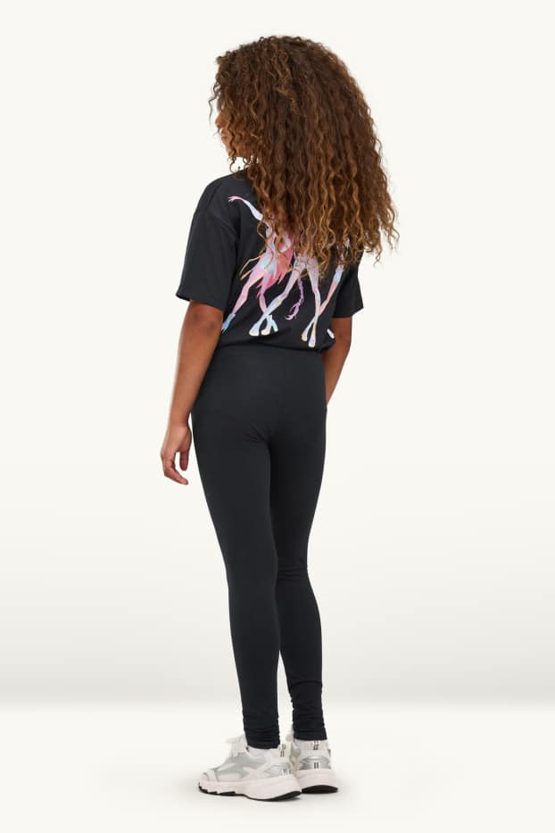 Bambine - Confezione da 3 - leggings - nero