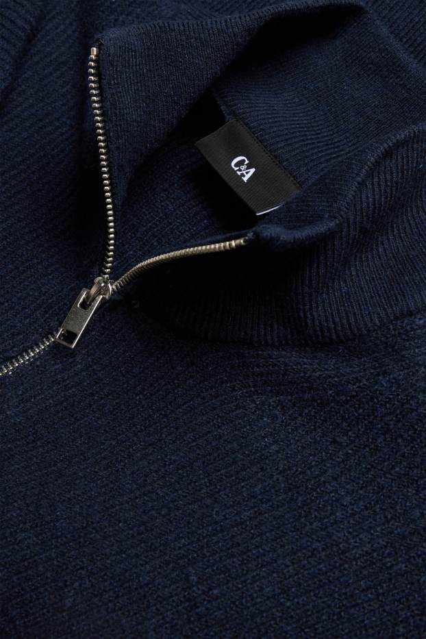 Herren - Pullover - dunkelblau