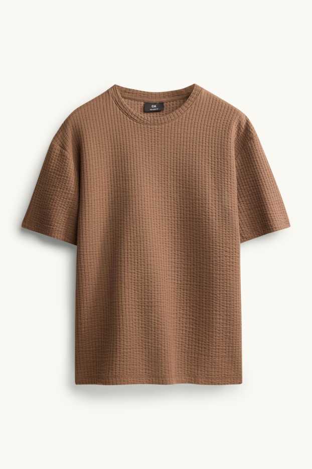 Men - T-shirt - brown
