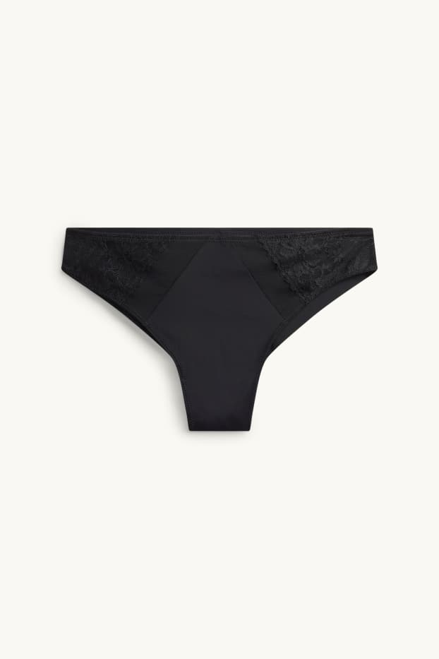 Damen - Brazilian Slip - schwarz