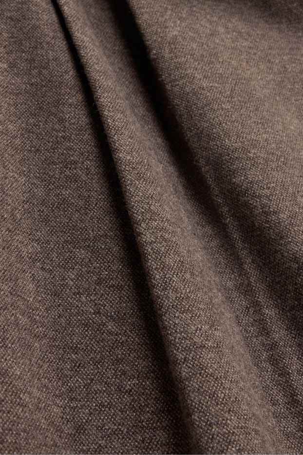 Femei - Pantaloni de stofă - talie înaltă - wide leg - taupe