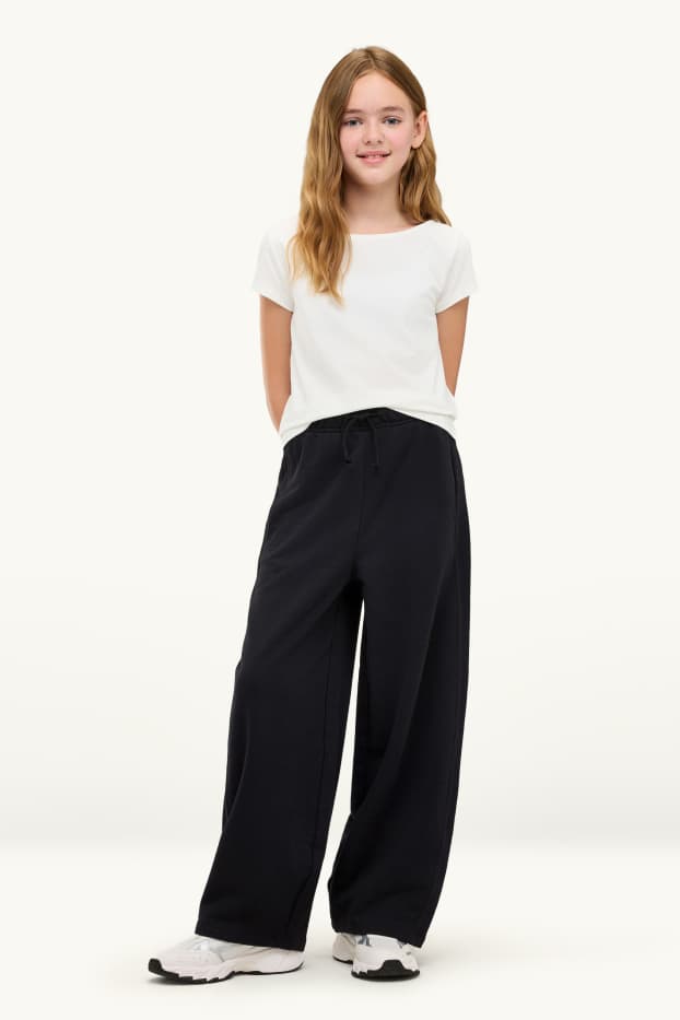 Enfants filles - Pantalon de jogging - noir