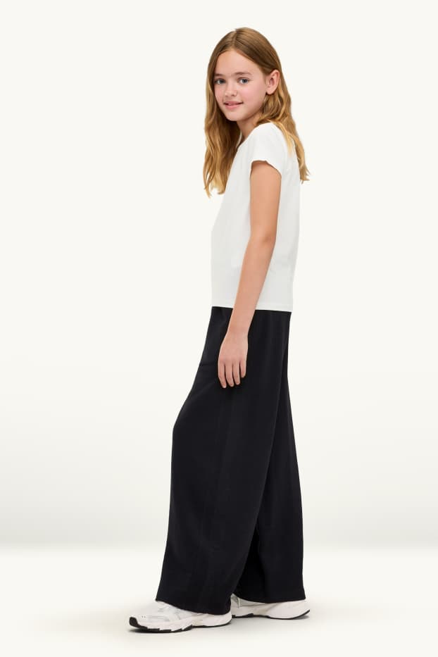 Enfants filles - Pantalon de jogging - noir