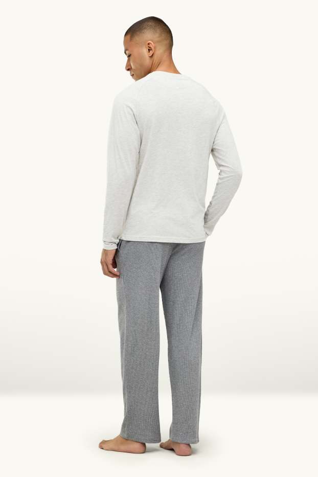 Hommes - Pyjama - gris