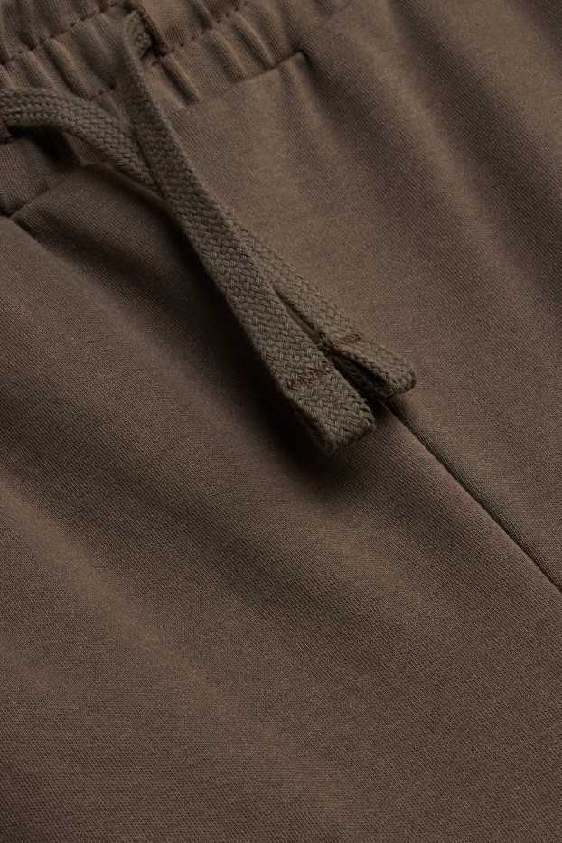 Hommes - Short en molleton - kaki