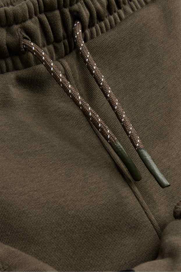 Children Boys - Cargo joggers - dark green