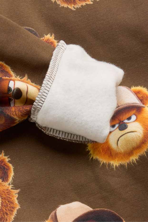 Enfants garçons - Lot de 2 - lion - sweat à capuche - blanc crème