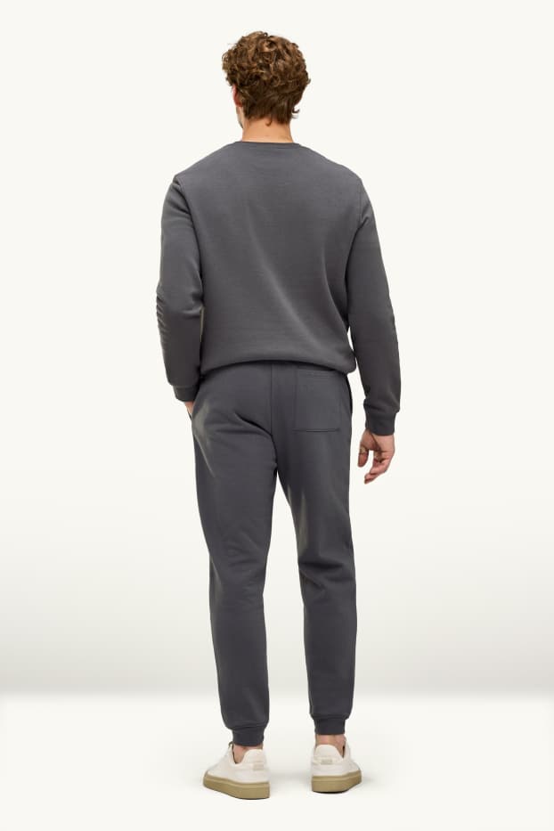 Bărbați - Pantaloni de trening - gri închis