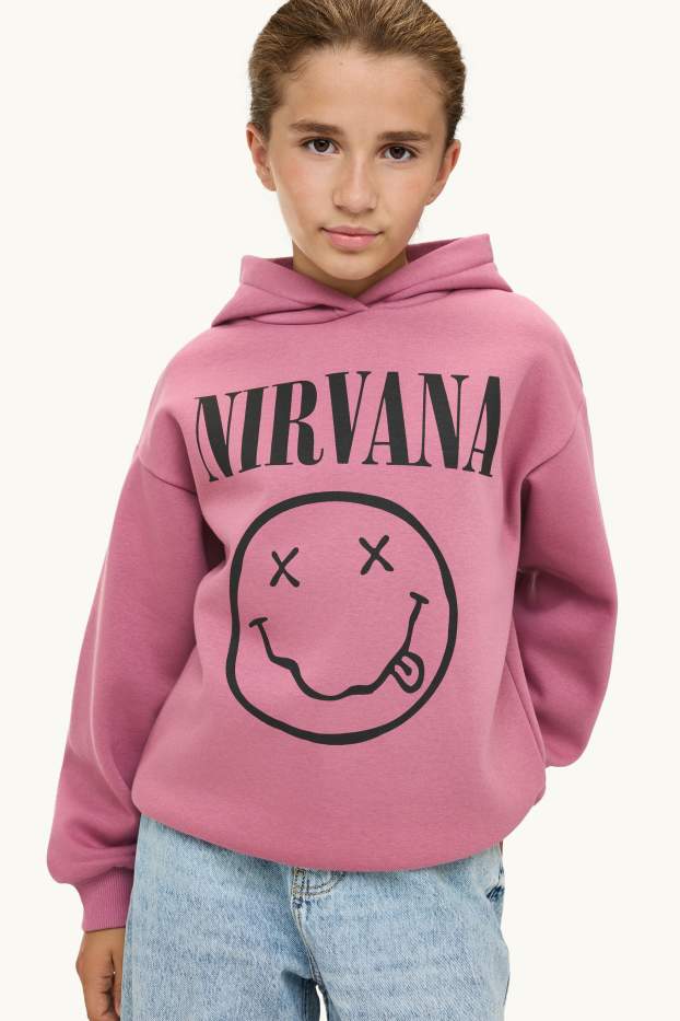 Kinder Mädchen - Nirvana - Hoodie - flieder
