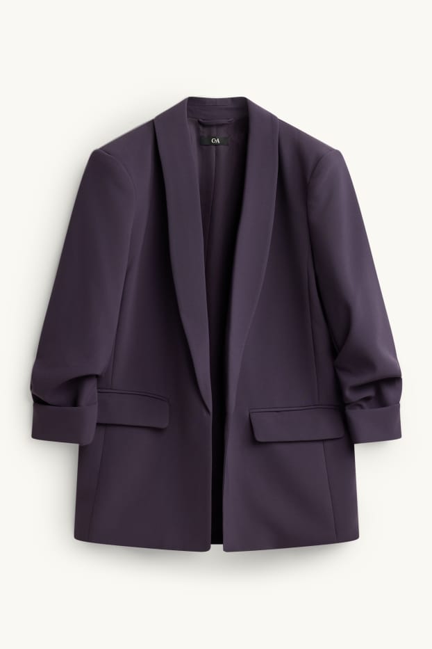 Femmes - Blazer de bureau - regular fit - violet