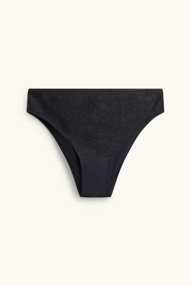 Damen - Slip - schwarz