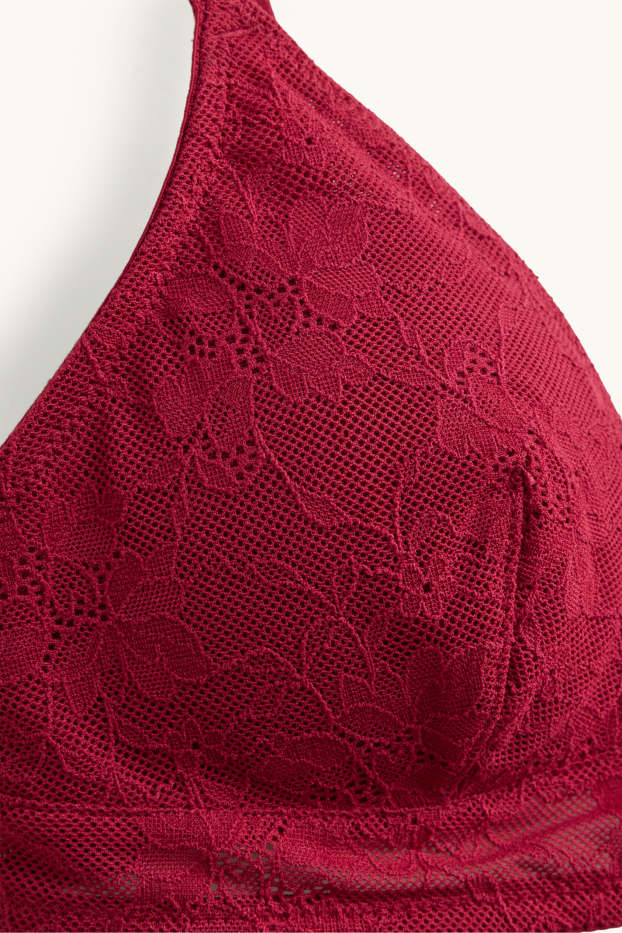 Femmes - Bralette - ampliforme - bordeaux