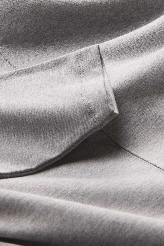 Donna - Maglia a maniche lunghe - relaxed fit - grigio melange