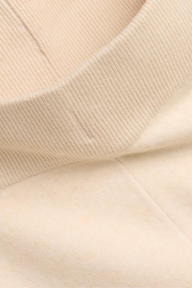Women - Knitted joggers - creme