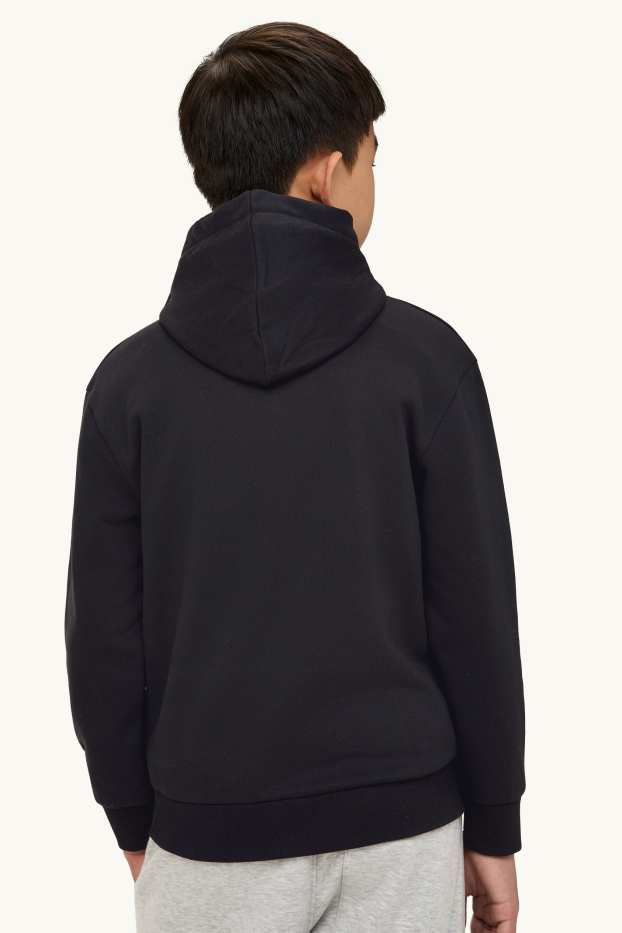 Kinderen: jongens - Gaming controller - hoodie - zwart