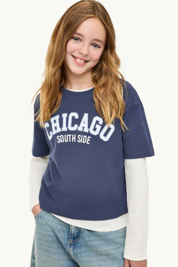 Enfants filles - Chicago - T-shirt - bleu foncé