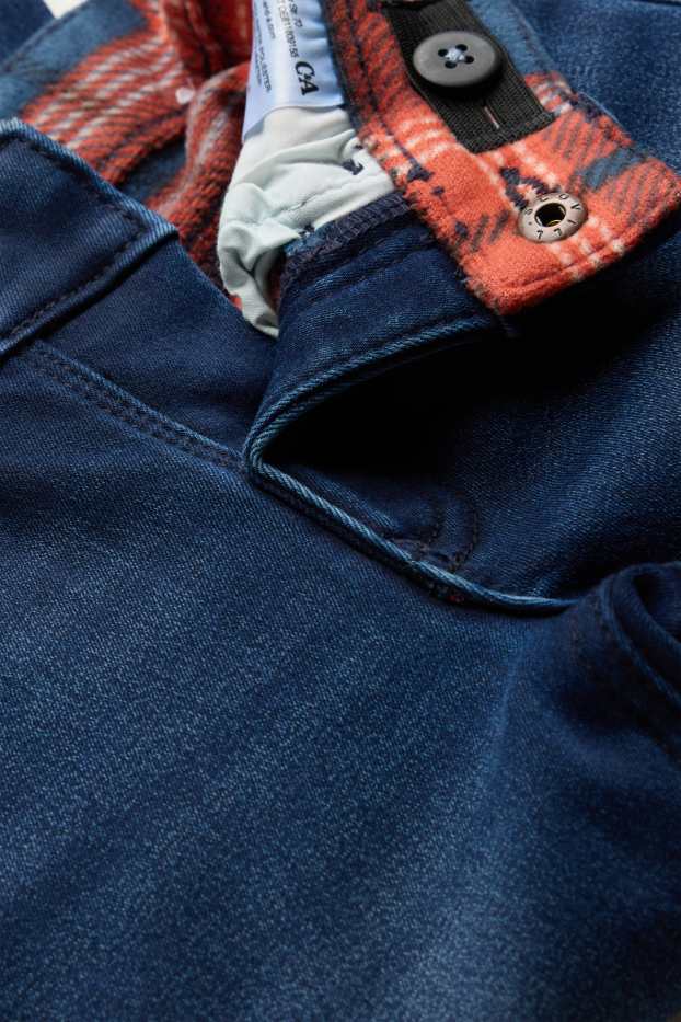 Children Boys - Straight jeans - thermal jeans - denim-dark blue